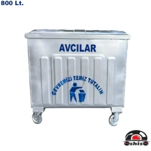 Avcılar 800 Litre Metal Çöp Konteyneri