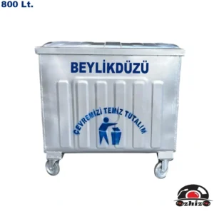 Beylikdüzü 800 Litre Metal Çöp Konteyneri