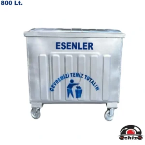 Esenler 800 Litre Metal Çöp Konteyneri