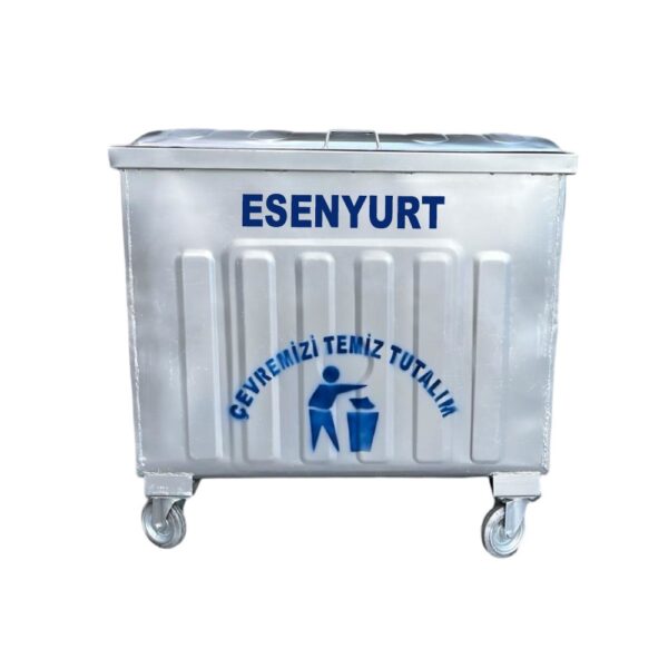 Esenyurt 800 Litre Metal Çöp Konteyneri