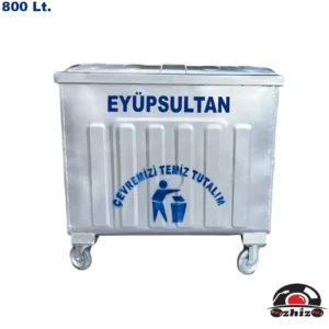 Eyüpsultan 800 Litre Metal Çöp Konteyneri