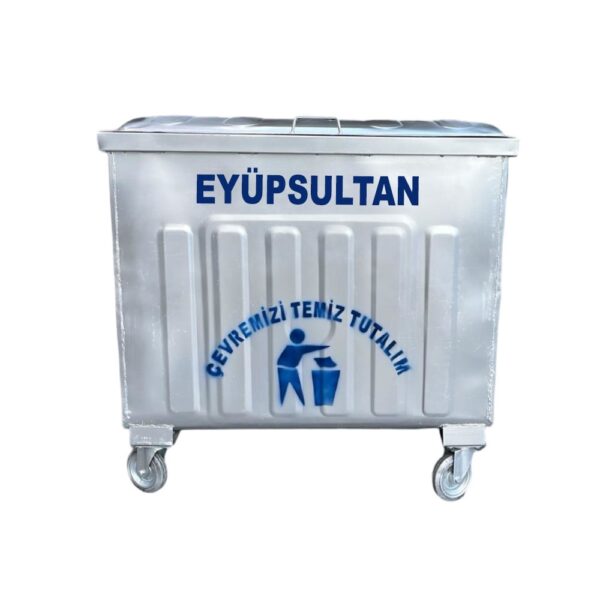 Eyüpsultan 800 Litre Metal Çöp Konteyneri