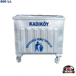 Kadıköy 800 Litre Metal Çöp Konteyneri