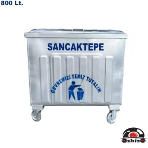 Sancaktepe 800 Litre Metal Çöp Konteyneri