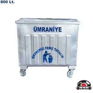 Ümraniye 800 Litre Metal Çöp Konteyneri