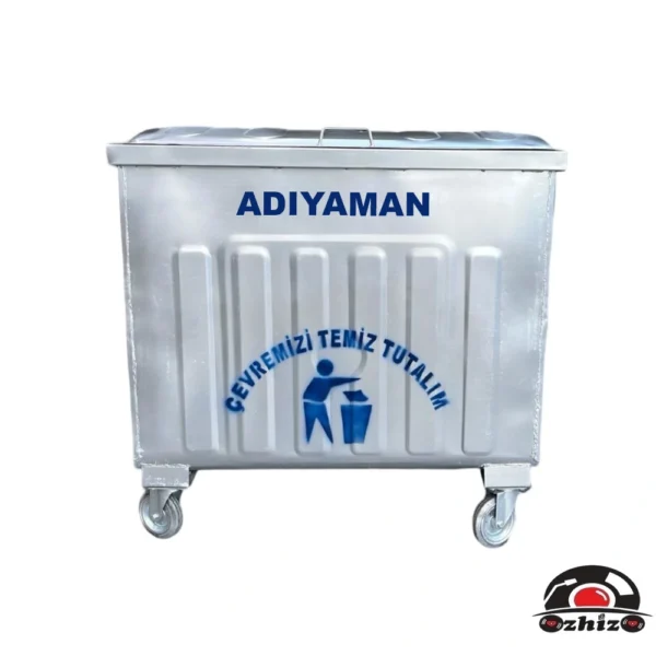 Adıyaman 800 Litre Metal Çöp Konteyneri