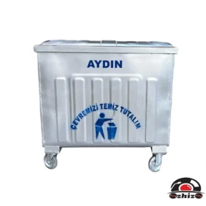 Aydın 800 Litre Metal Çöp Konteyneri