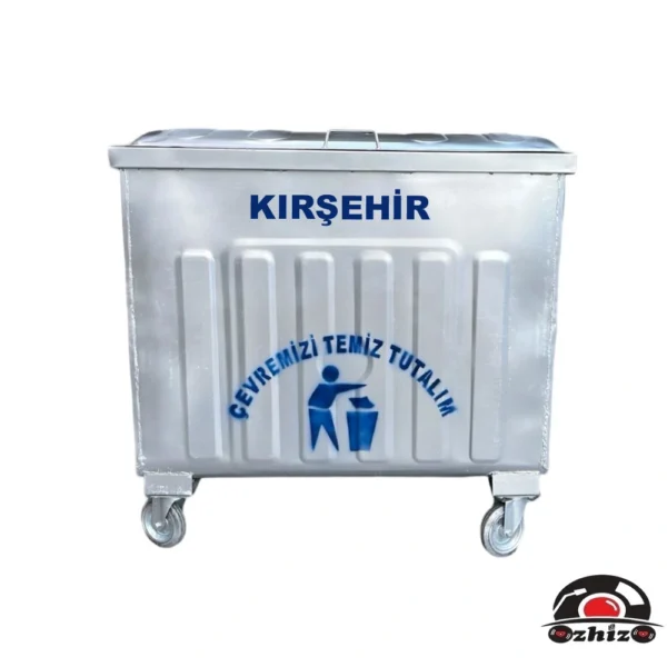 Kırşehir 800 Litre Metal Çöp Konteyneri