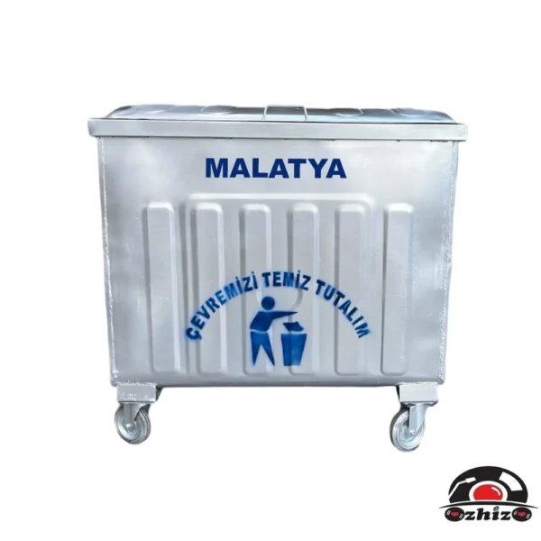 Malatya 800 Litre Metal Çöp Konteyneri