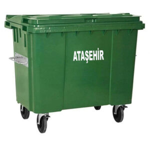 Ataşehir 660 Litre Plastik Çöp Konteyneri