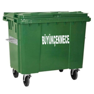 Büyükçekmece 1100 Litre Plastik Çöp Konteyneri