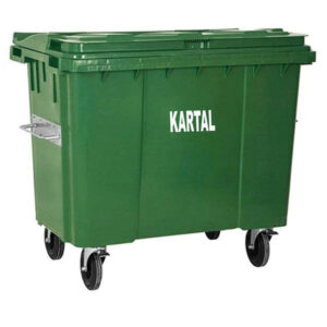 Kartal 660 Litre Plastik Çöp Konteyneri