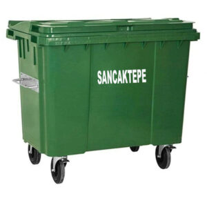 Sancaktepe 660 Litre Plastik Çöp Konteyneri